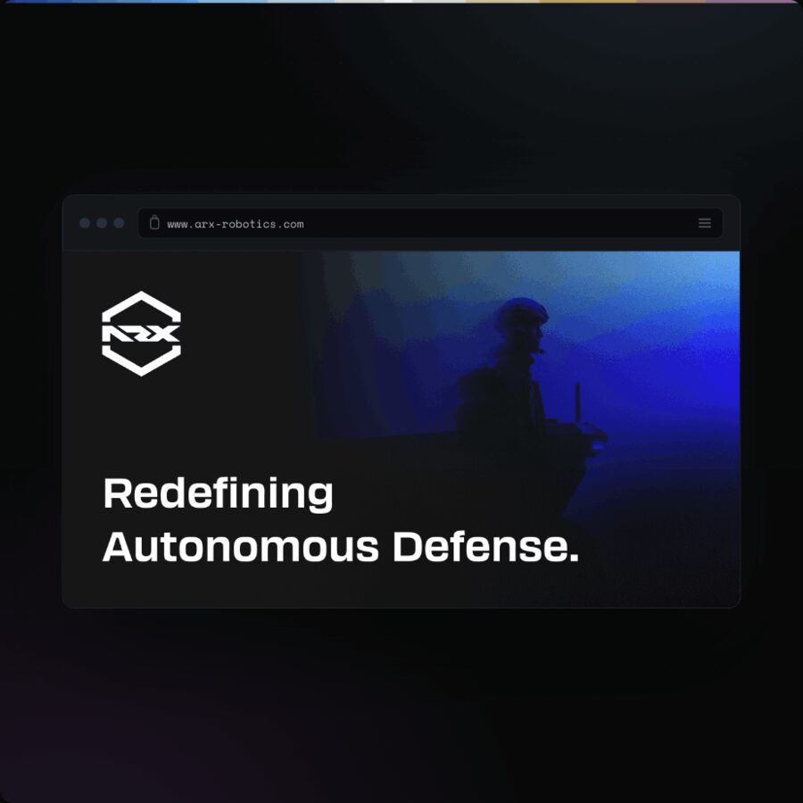 Screenshot der Webseite von ARX Robotics